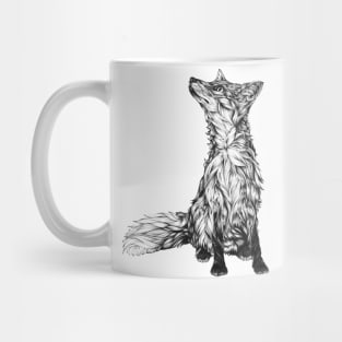 Fox in Pencil Mug